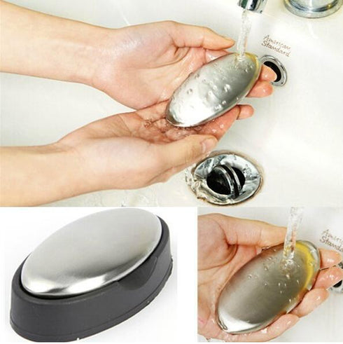 AussieSuperStore Homeware Supplies Stainless Steel Soap Eliminating Odor Kitchen Bar Hand Chef odour Smells Remove Stainless Steel Soap Eliminating Odor Kitchen Bar Hand Smells Remover CBSTAINLESSSOAP